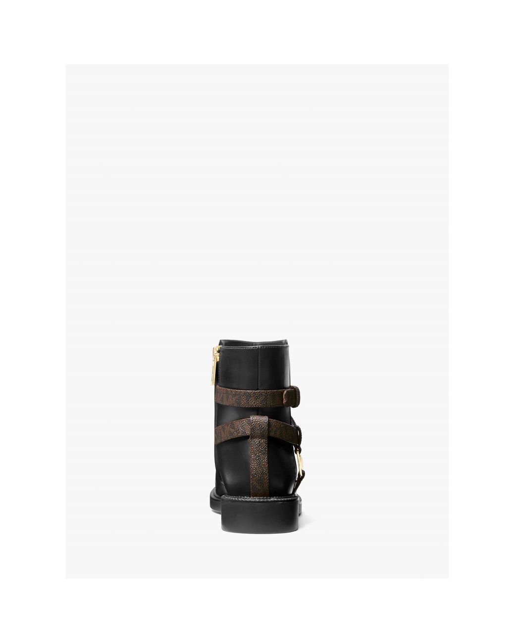 MICHAEL Michael Kors Black Flat Ankle Boots