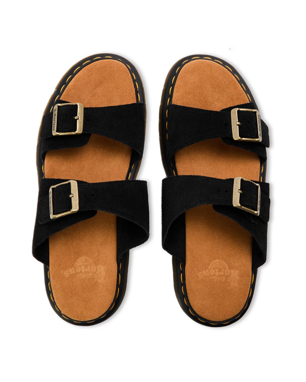 Dr. Martens Black Josef Suede Slide for men