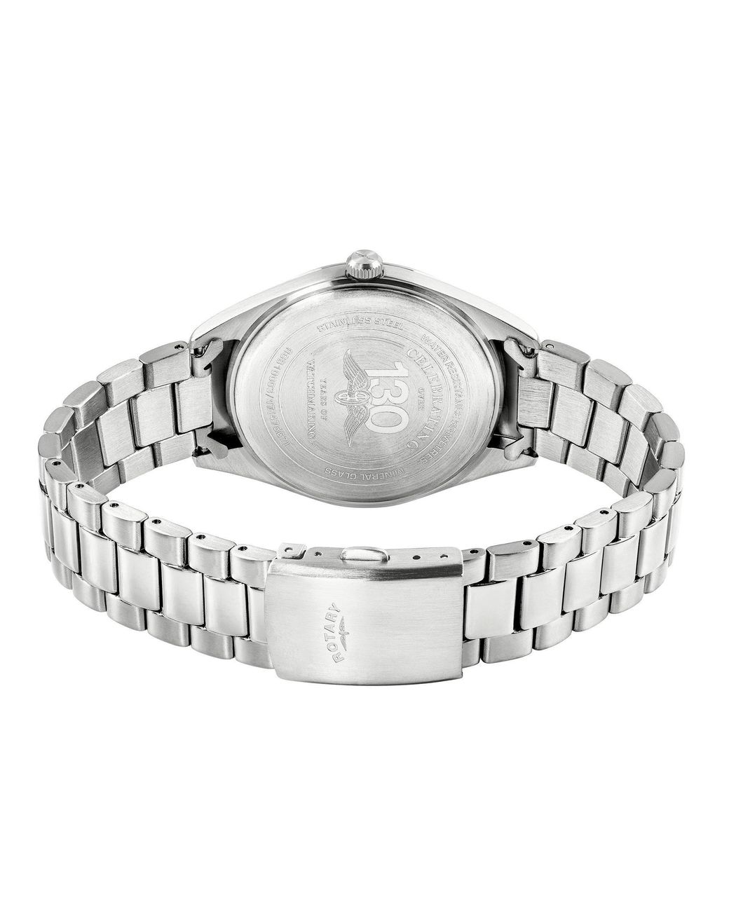 Rotary Metallic Seamatic Ss Bracelet Watch for men