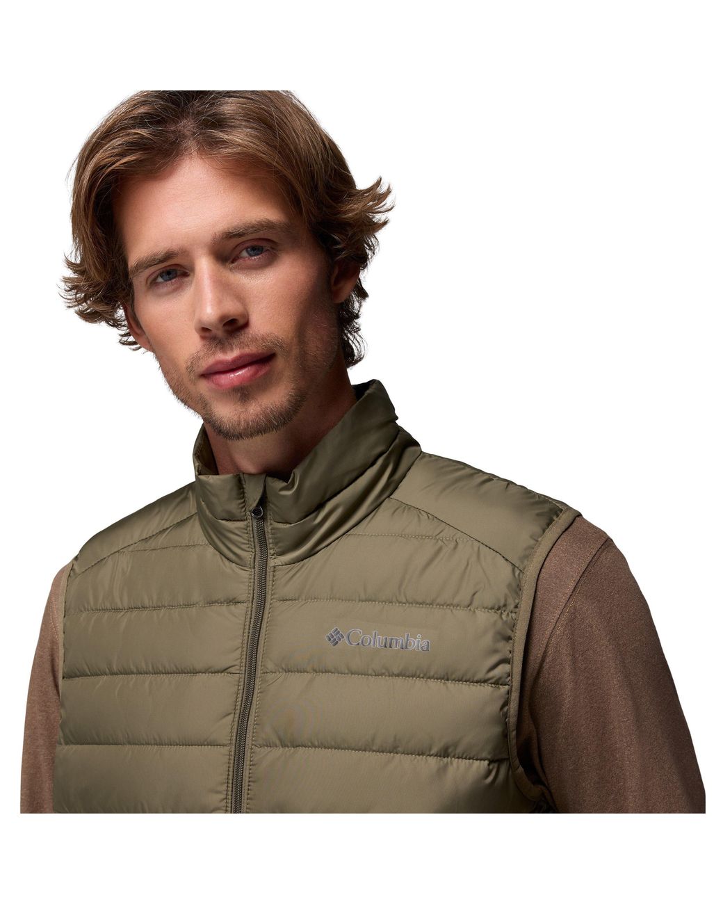 Columbia Green Foster Falls Vest for men