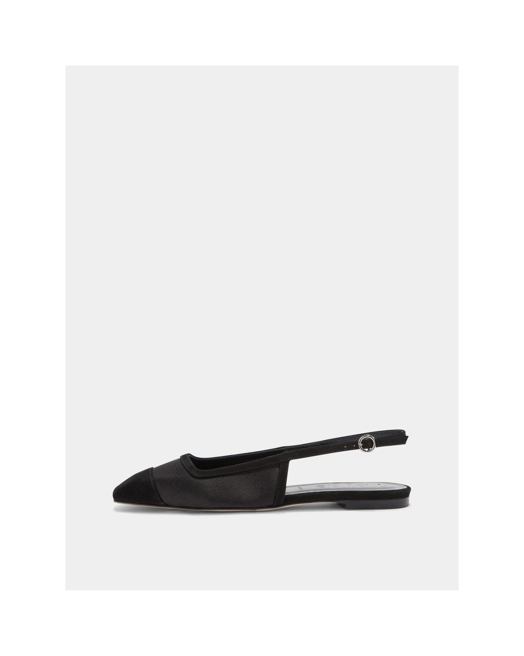 Aeyde White Geraldine Leather Ballet Pumps