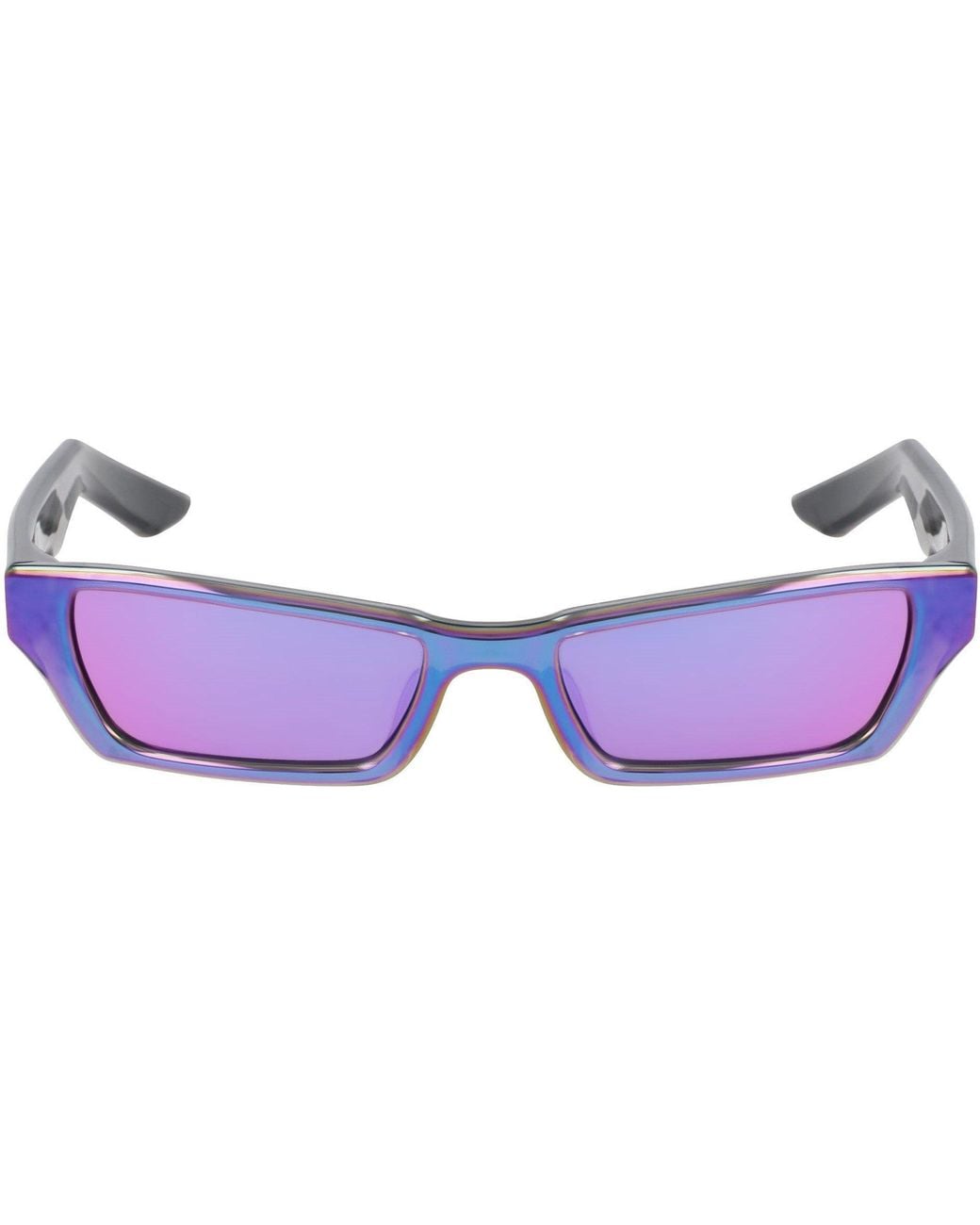 Nike Purple Lucent Boost Rectangle Sunglasses