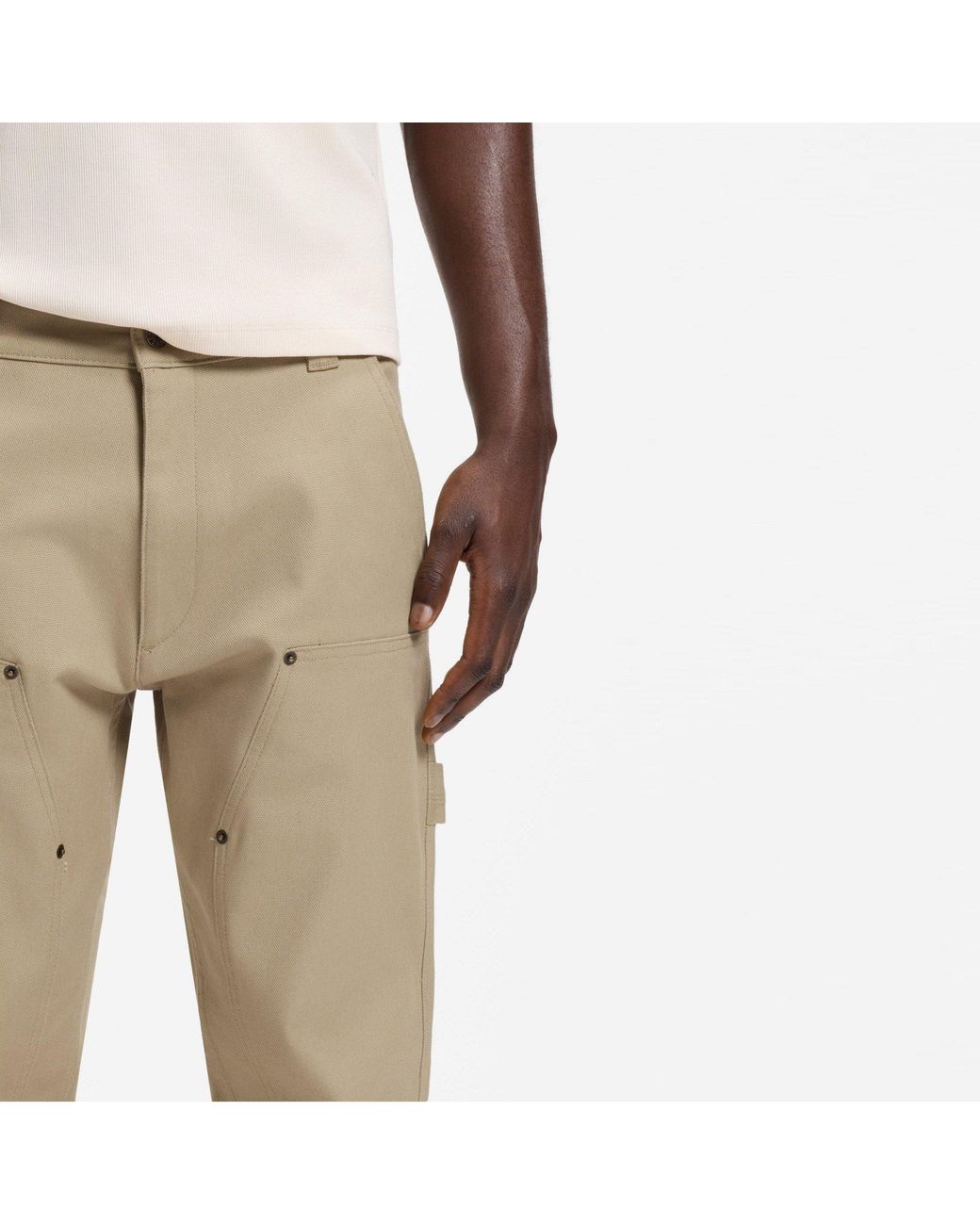 HUGO Natural Wide Leg Trousers for men