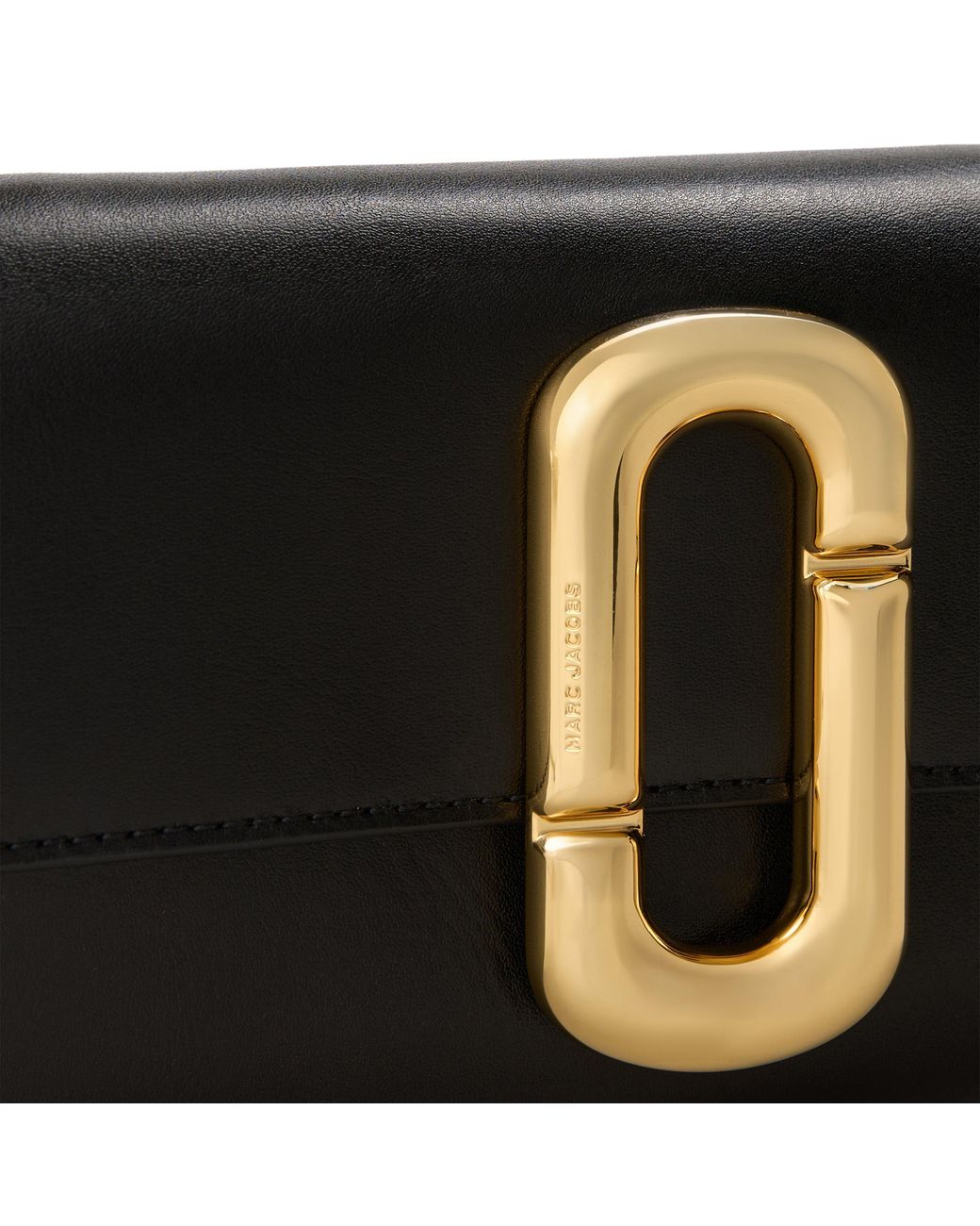 Marc Jacobs Black J Marc Chain Strap Leather Crossbody Bag