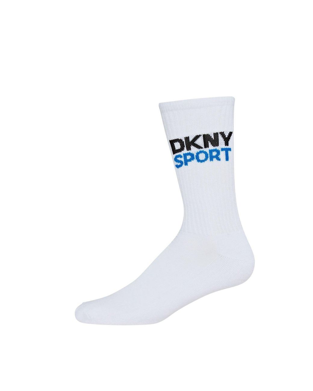 DKNY White 3 Pack Sport Socks Dogwood for men