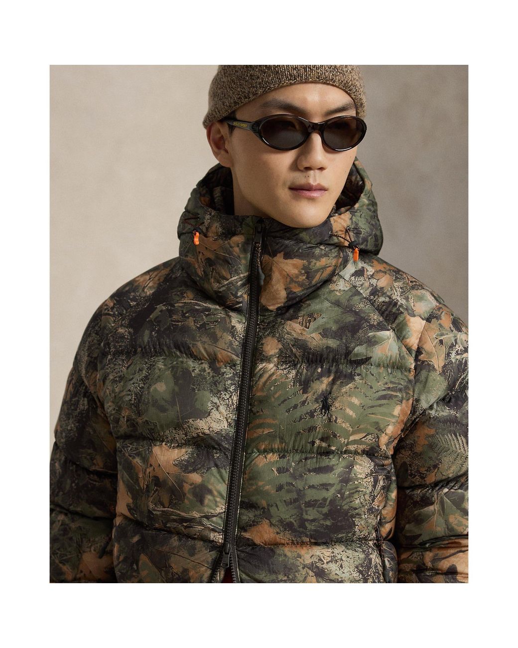 Polo Ralph Lauren Brown Polo Camo Puffer for men