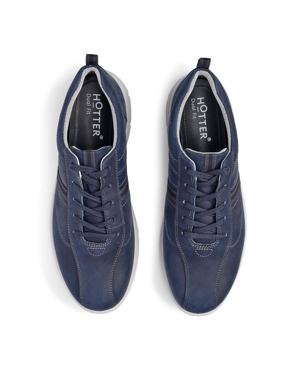 Hotter Blue Division Dual Fit Trainers for men
