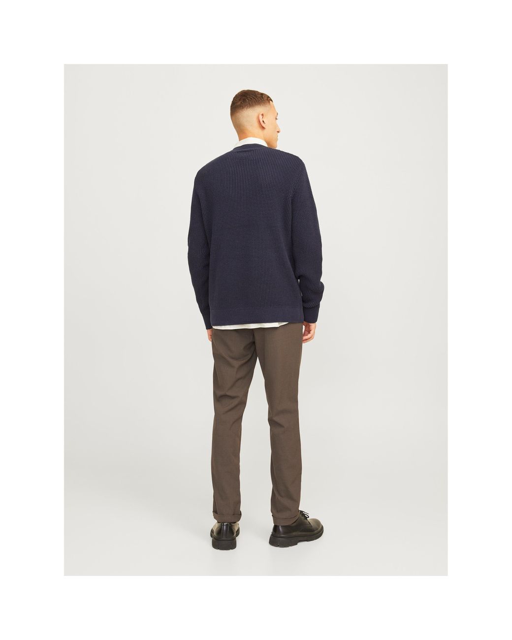 Jack & Jones Gray Marco Connor Chinos for men