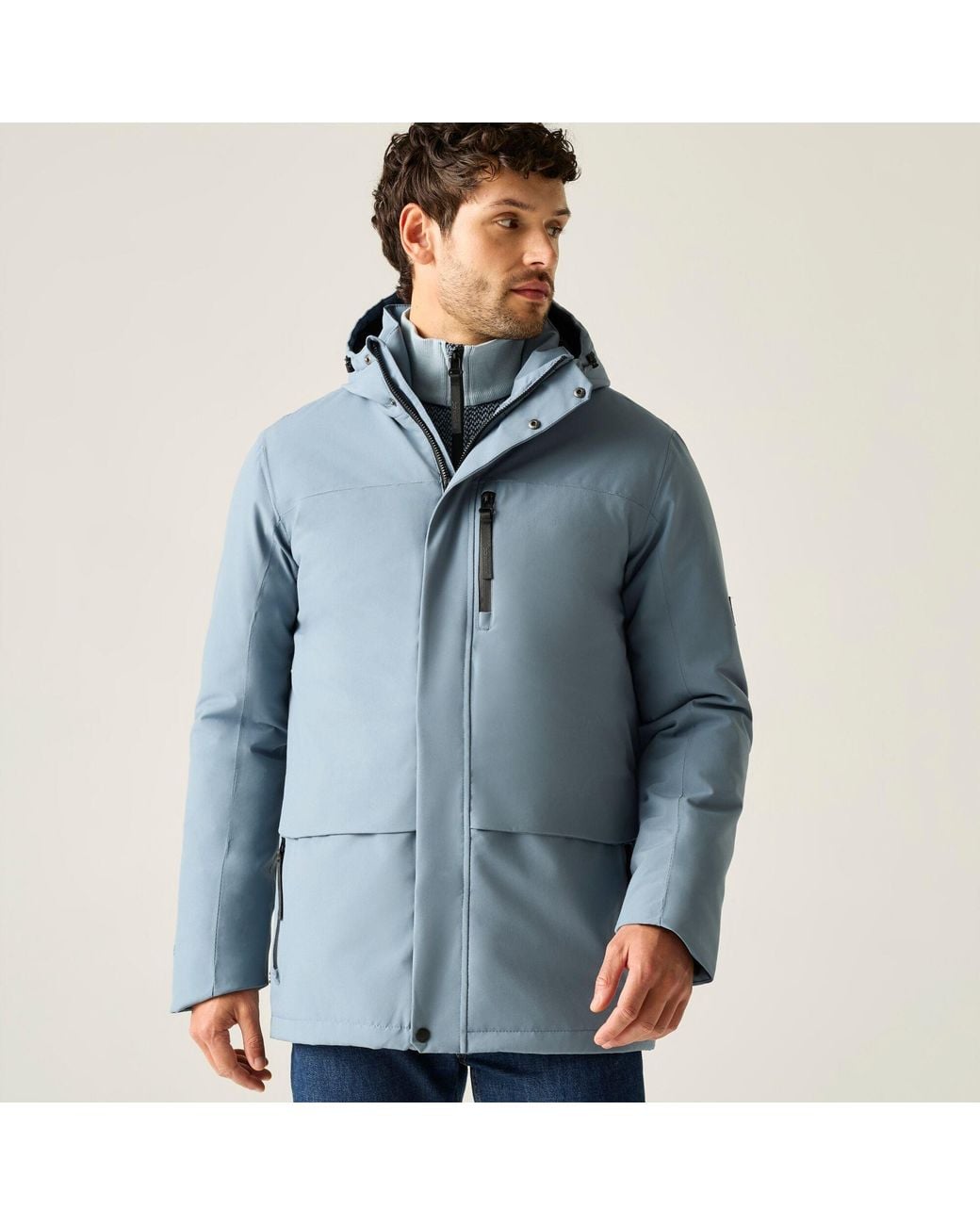 Regatta Blue Baylon Waterproof Jacket for men