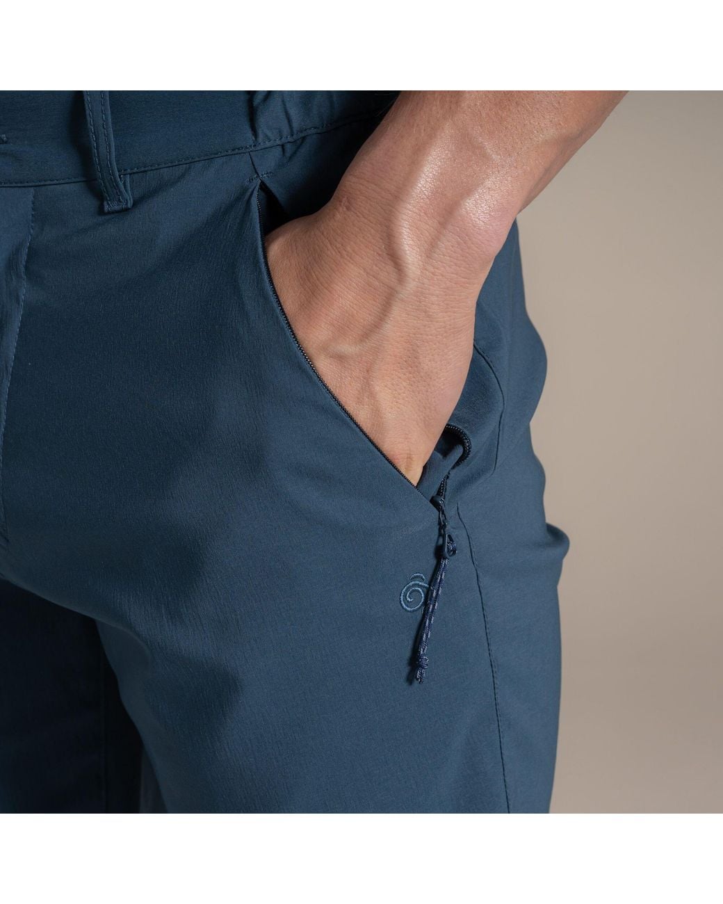 Craghoppers Blue Kiwi Pro Iii Water-Repellent Travel Shorts for men