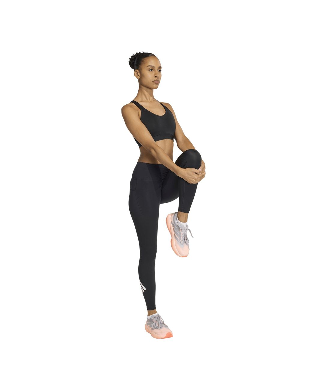 Adidas Black Tlrdreact Training High-Support Bra