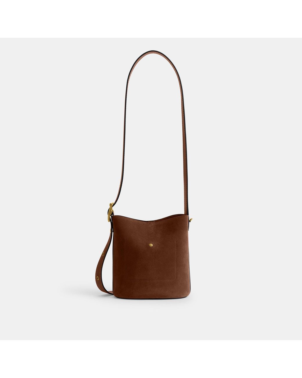 COACH Brown Bleecker Bucket Bag 21