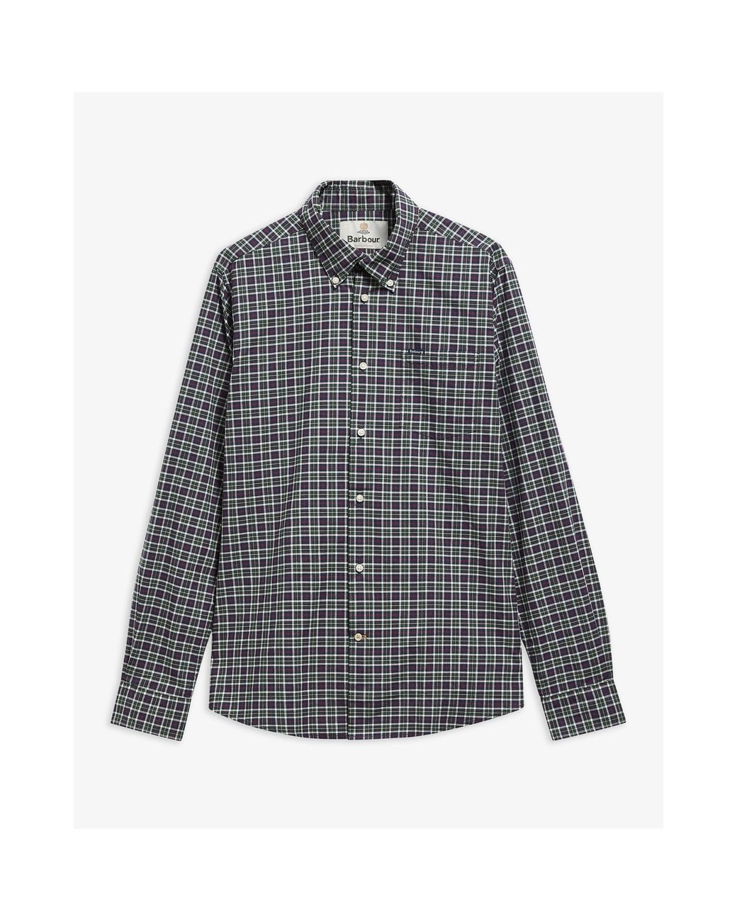 Barbour Gray Lomond Tailored Fit Shirt for men