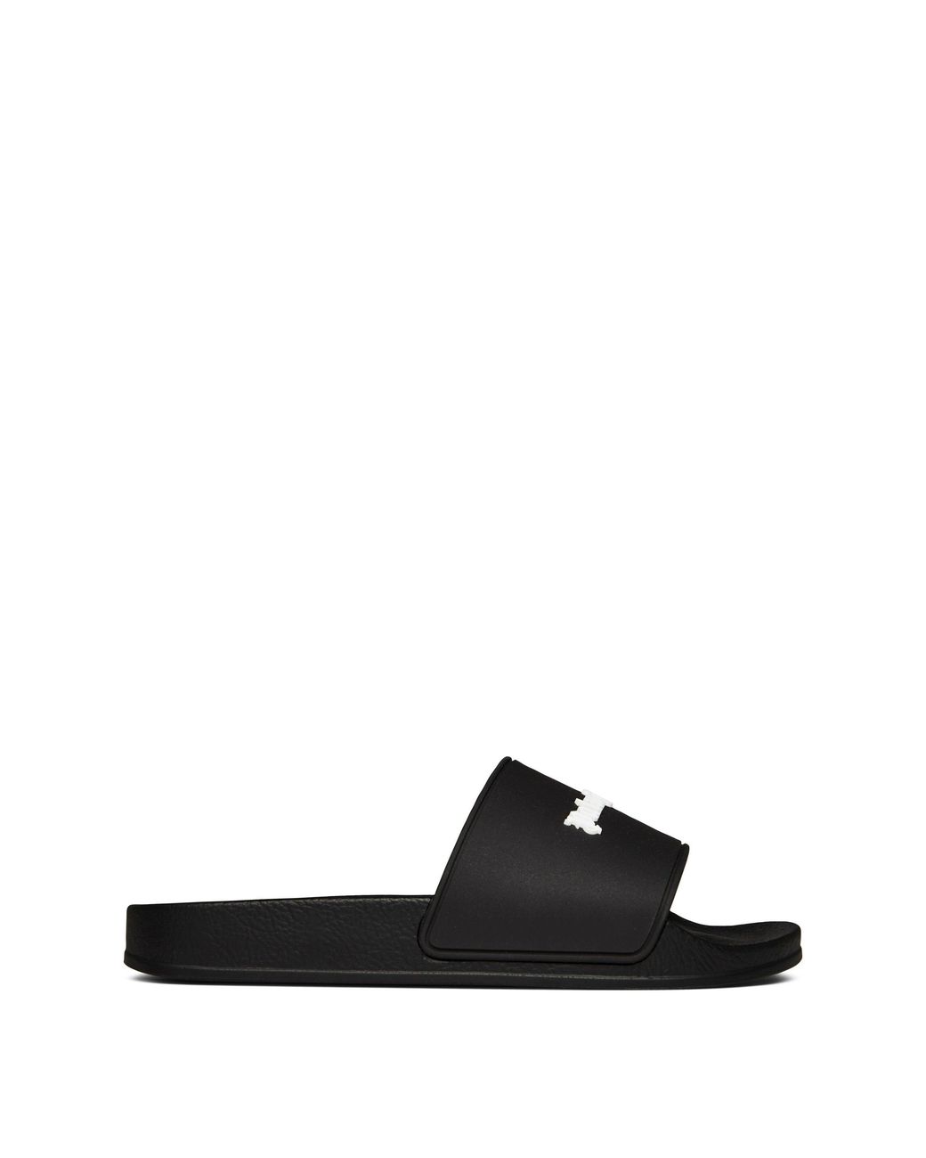 Palm Angels Black Monogram Pool Slider