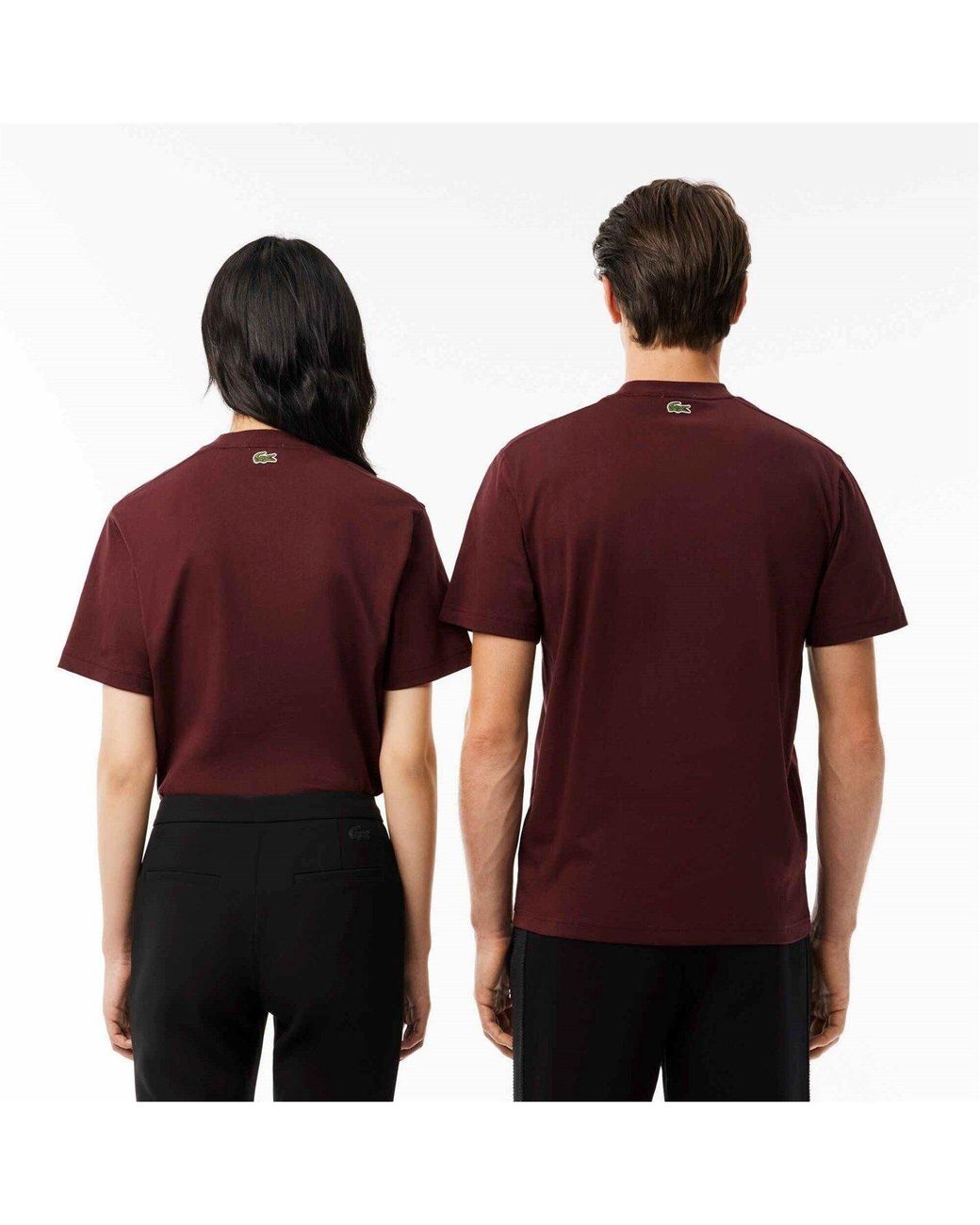 Lacoste Red Paris Tee Sn44 for men