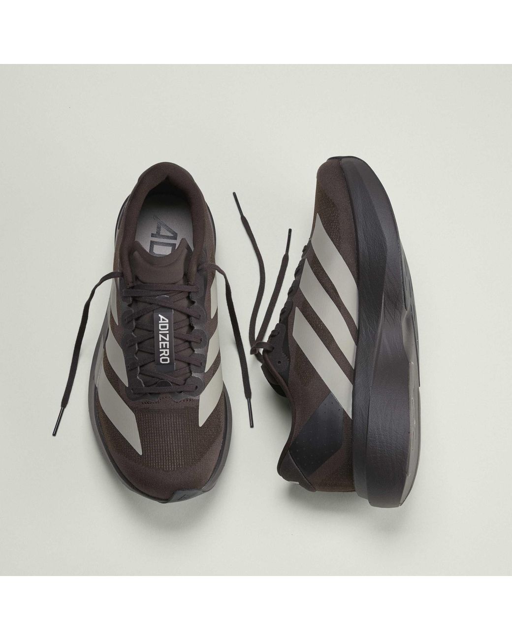 Adidas Brown Adizero Evo Sl Shoes for men