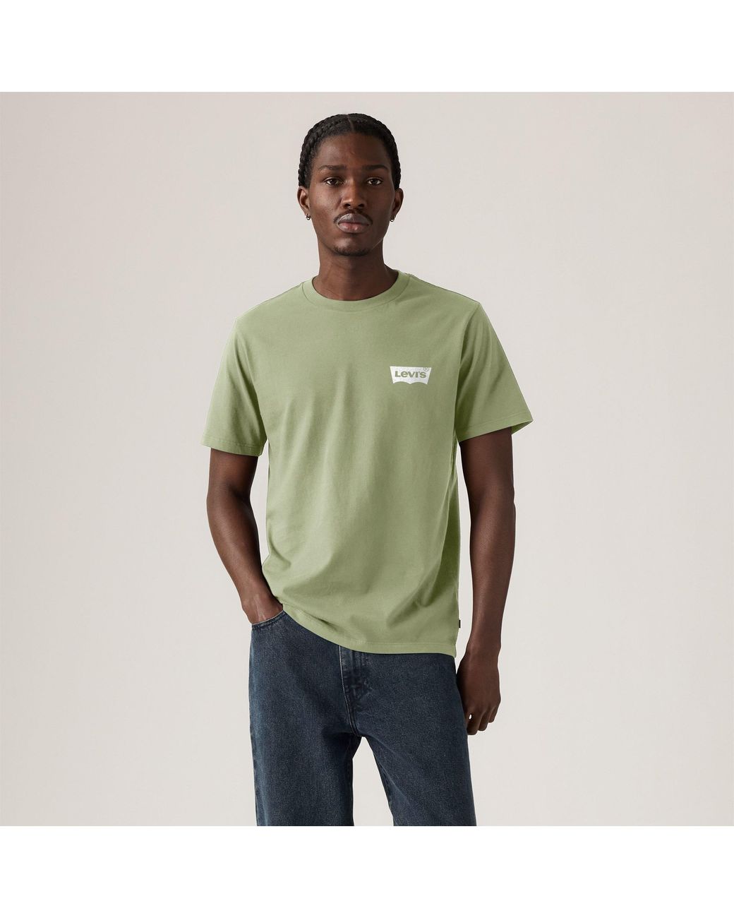 Levi's Green Housemark Graphic T-Shirt for men