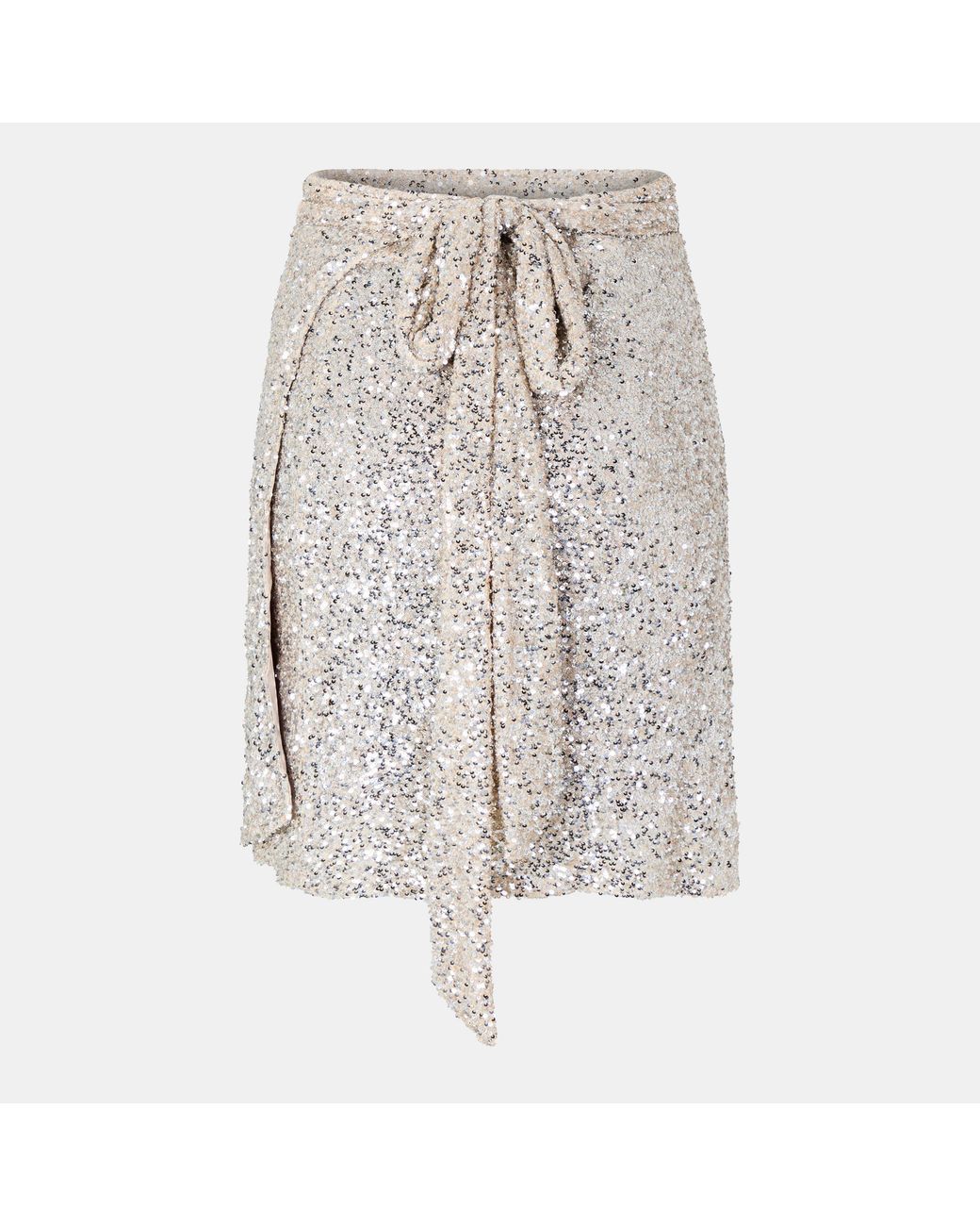 Never Fully Dressed Metallic Sequin Jaspre Mini Skirt