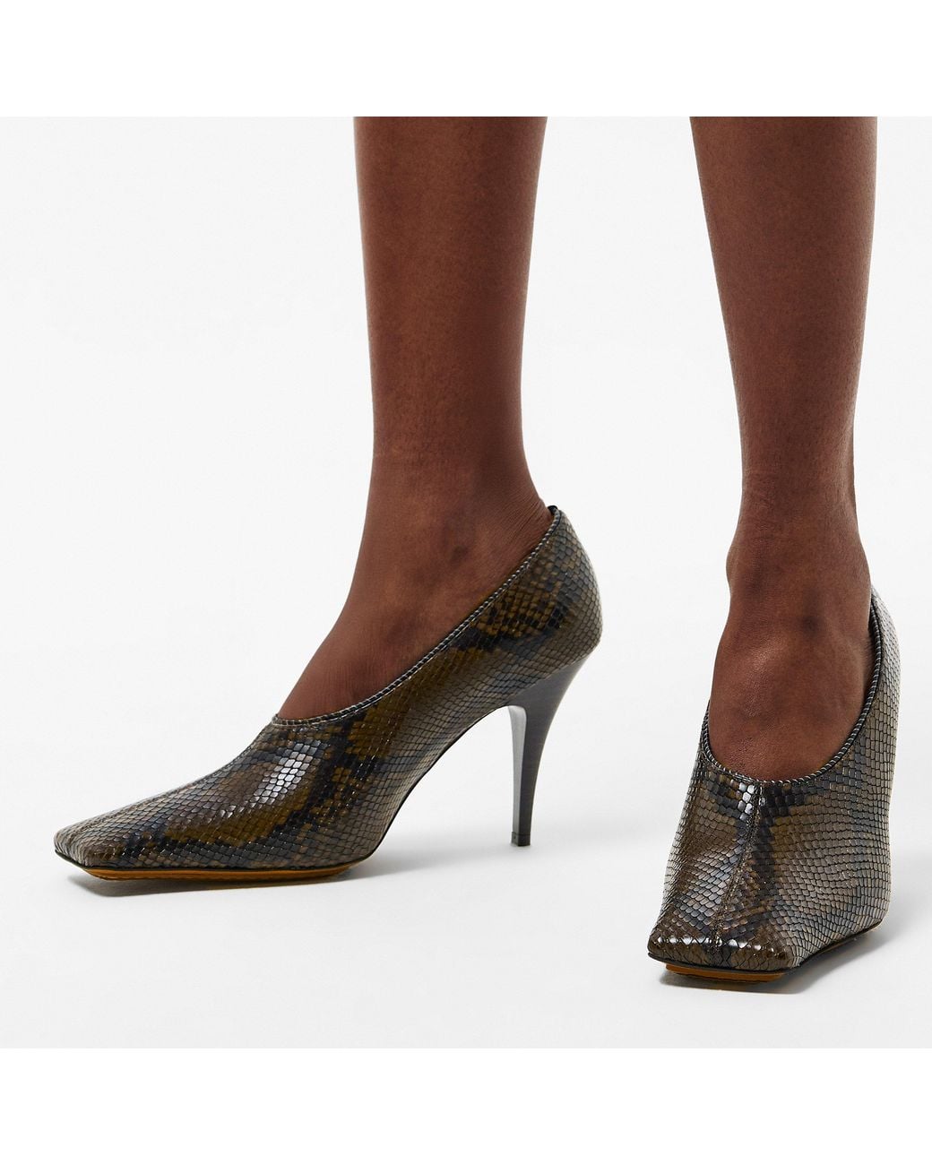 Stella McCartney Brown Stiletto Court Shoes