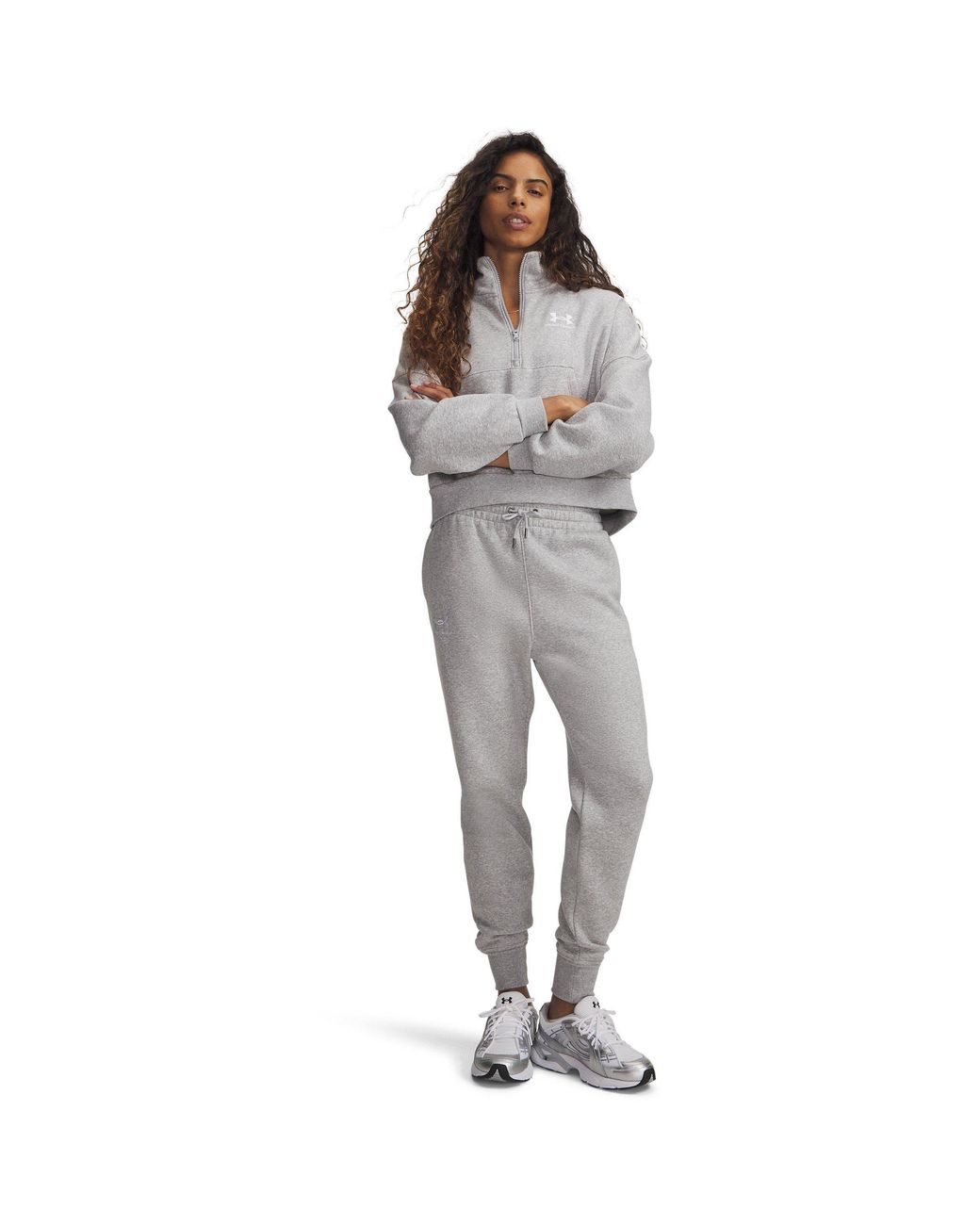 Under Armour Gray Icon Fleece Joggers
