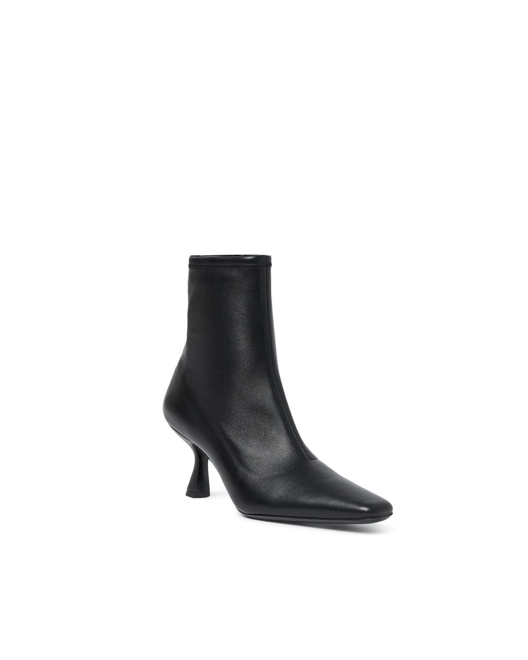 Loeffler Randall Black Thandy Ab Ankle Heeled Boot