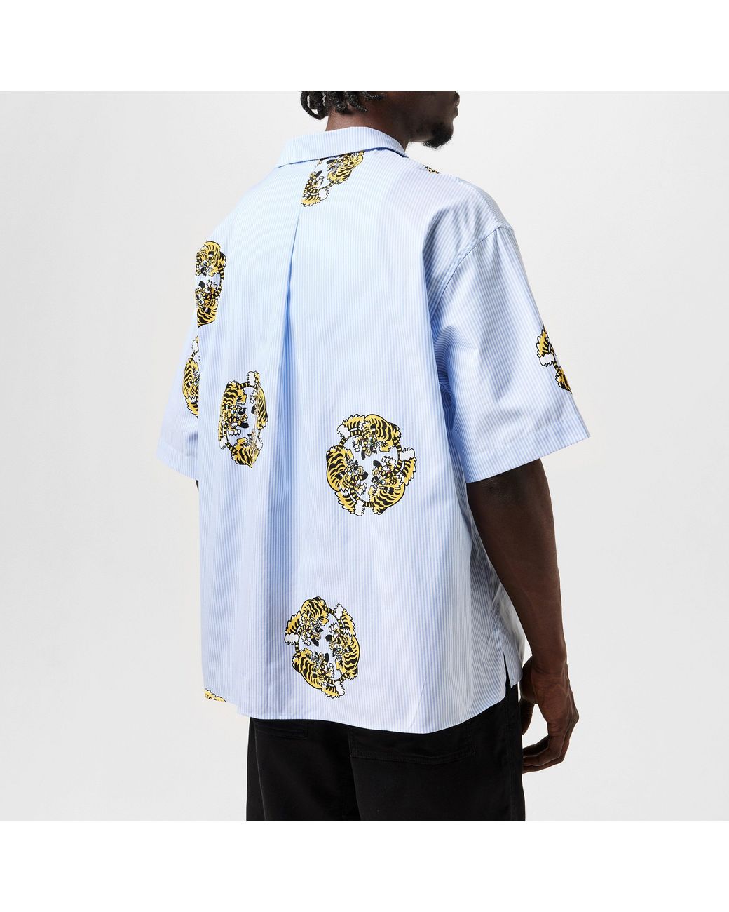 KENZO Blue Verdy Hawaiian Shirt for men