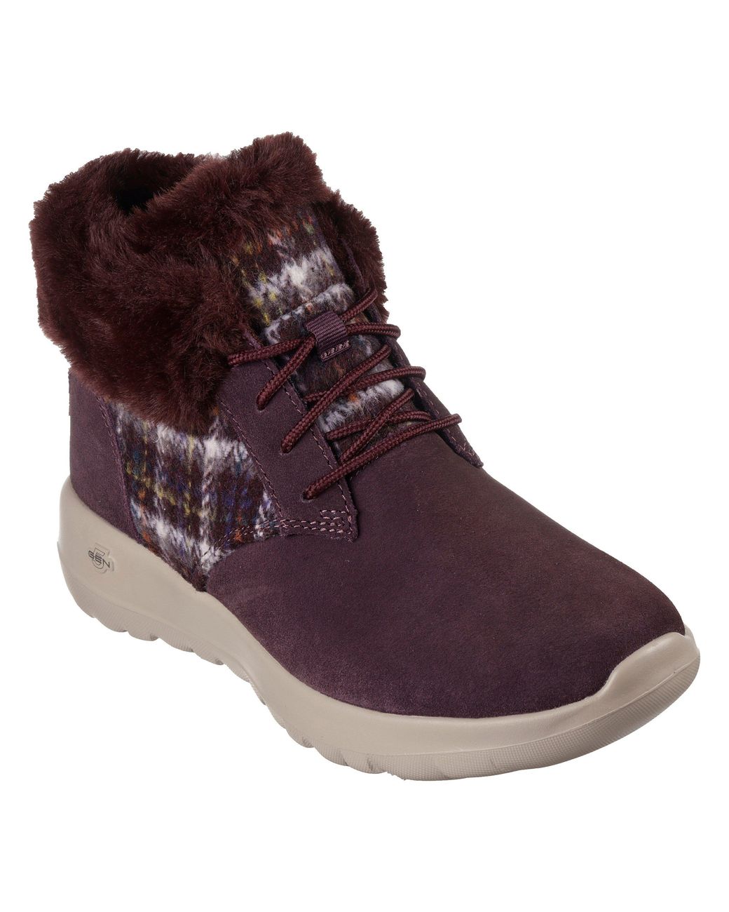Skechers Purple The Go Joy Slip On Trainers