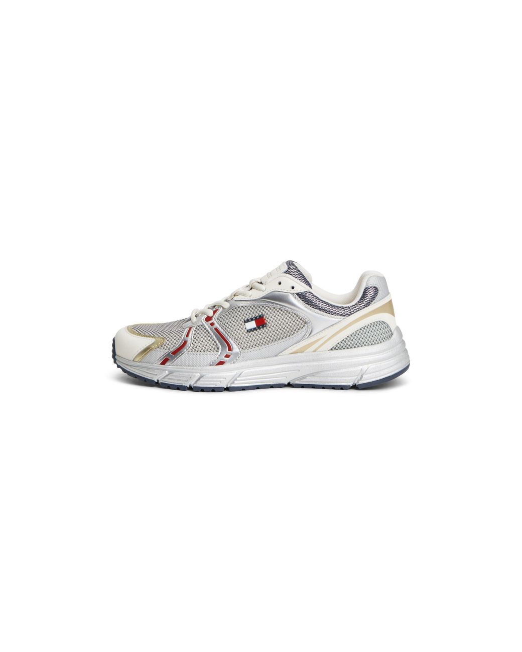 Tommy Hilfiger White Modern Lace-Up Runners