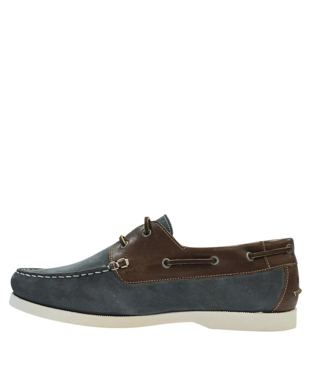 Jack Wills Blue Leather Boat Shoes for men