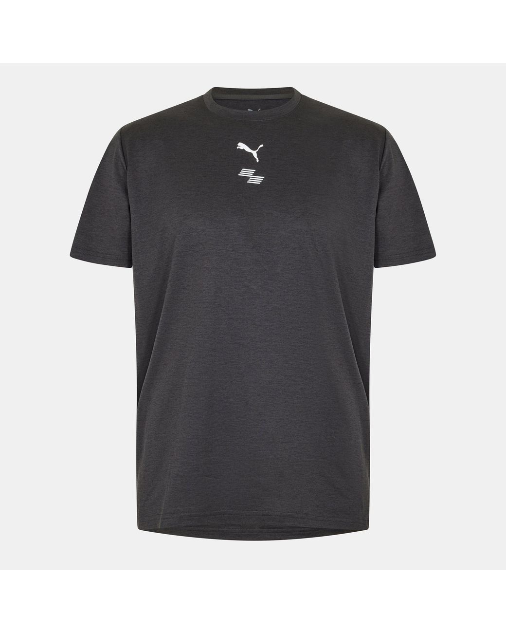 PUMA Black Hyrox City Short Sleeve Performance Gym Top for men