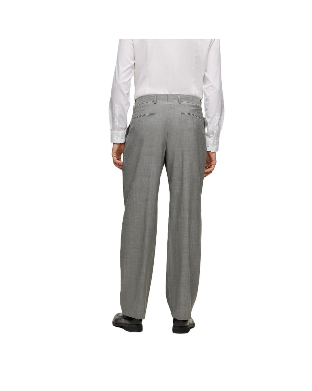 Boss Gray H 92 T Tailored Trousers for men