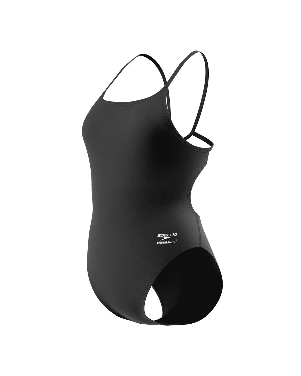 Speedo Black Endurance X Strappy Back One-Piece Swimsuit