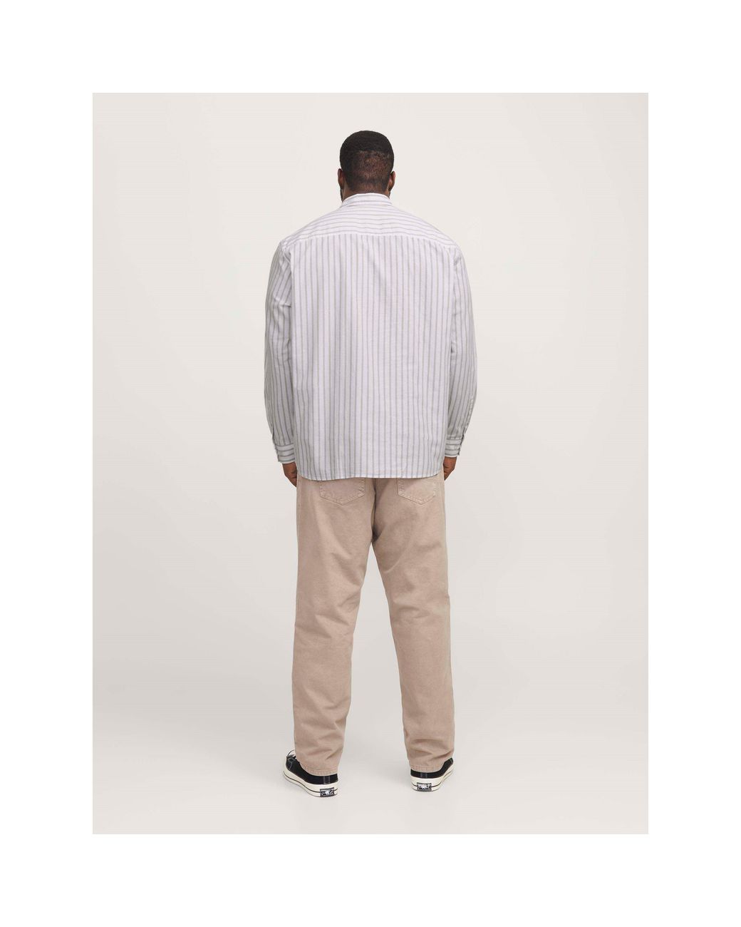 Jack & Jones White Long Sleeve Oxford Shirt for men