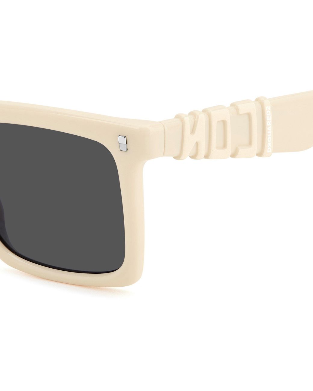 DSquared² White Round Sunglasses for men