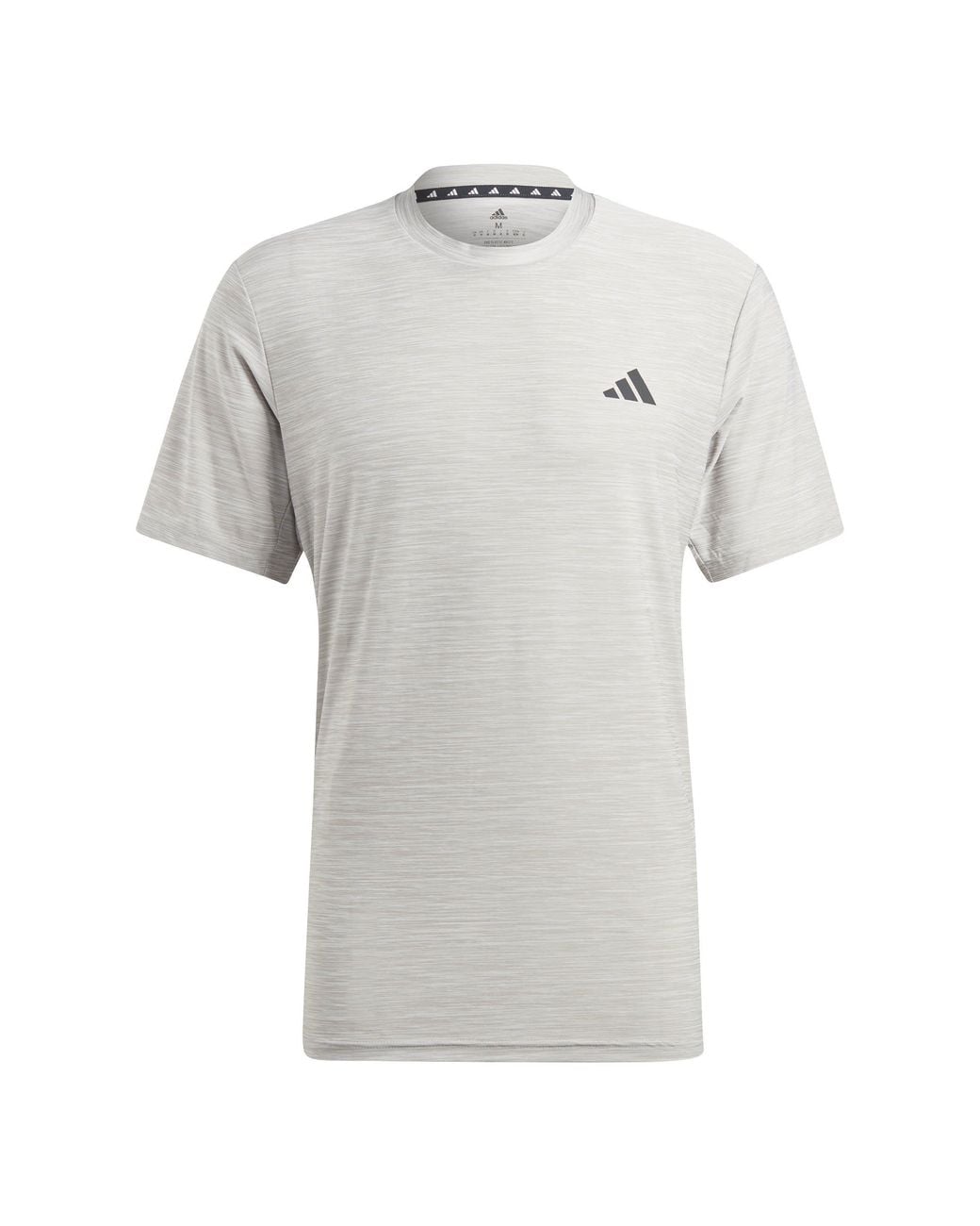 Adidas Gray Train Essentials Stretch Training T-Shirt for men