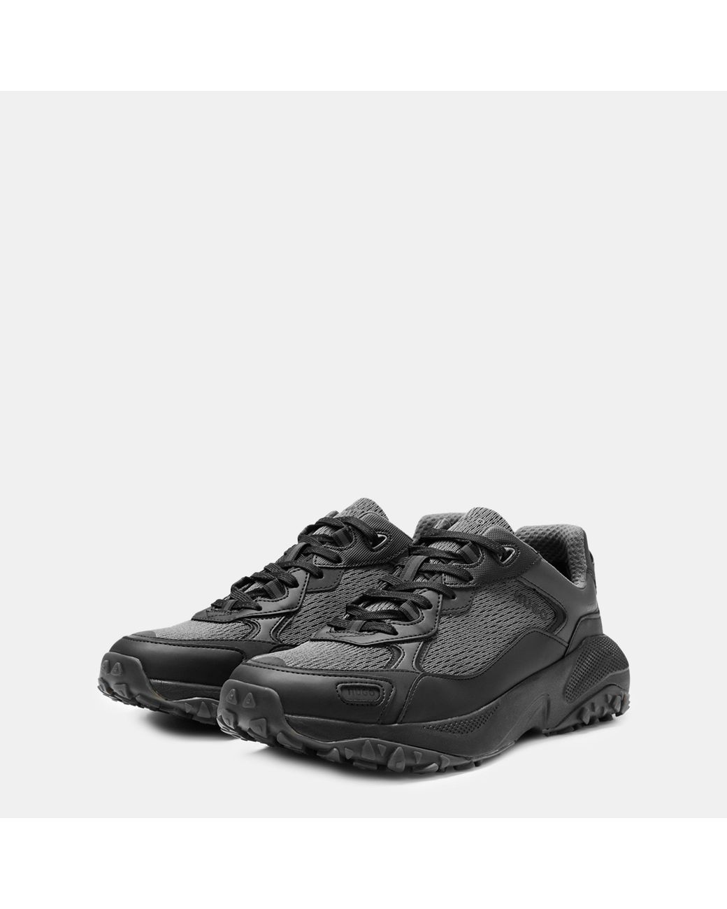 HUGO Black Cyrus Low-Top Trainers for men