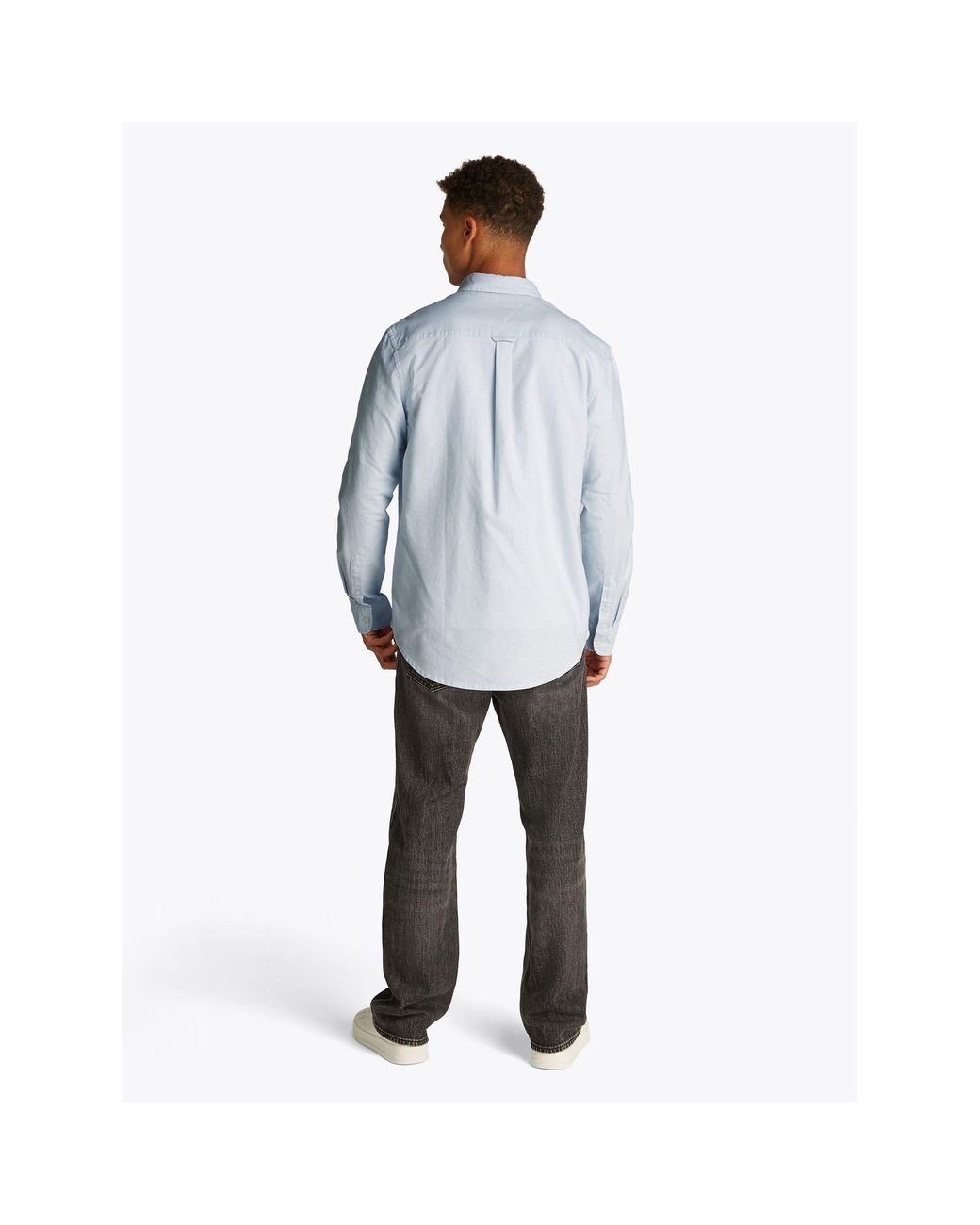 Tommy Hilfiger Blue Long Sleeve Oxford Shirt for men