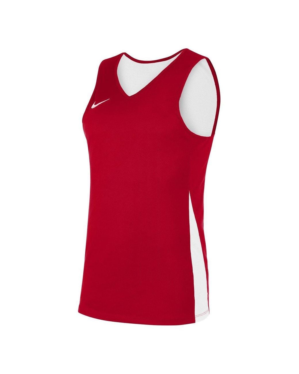 Nike White Performance Basketball Jersey for men