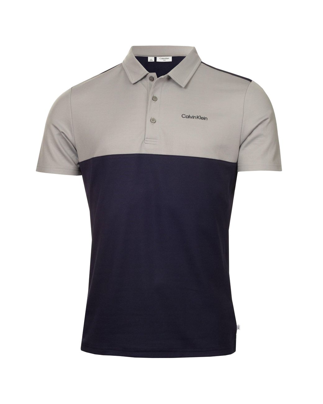 Calvin Klein Blue Jc Block Short Sleeve Performance Polo Shirt for men