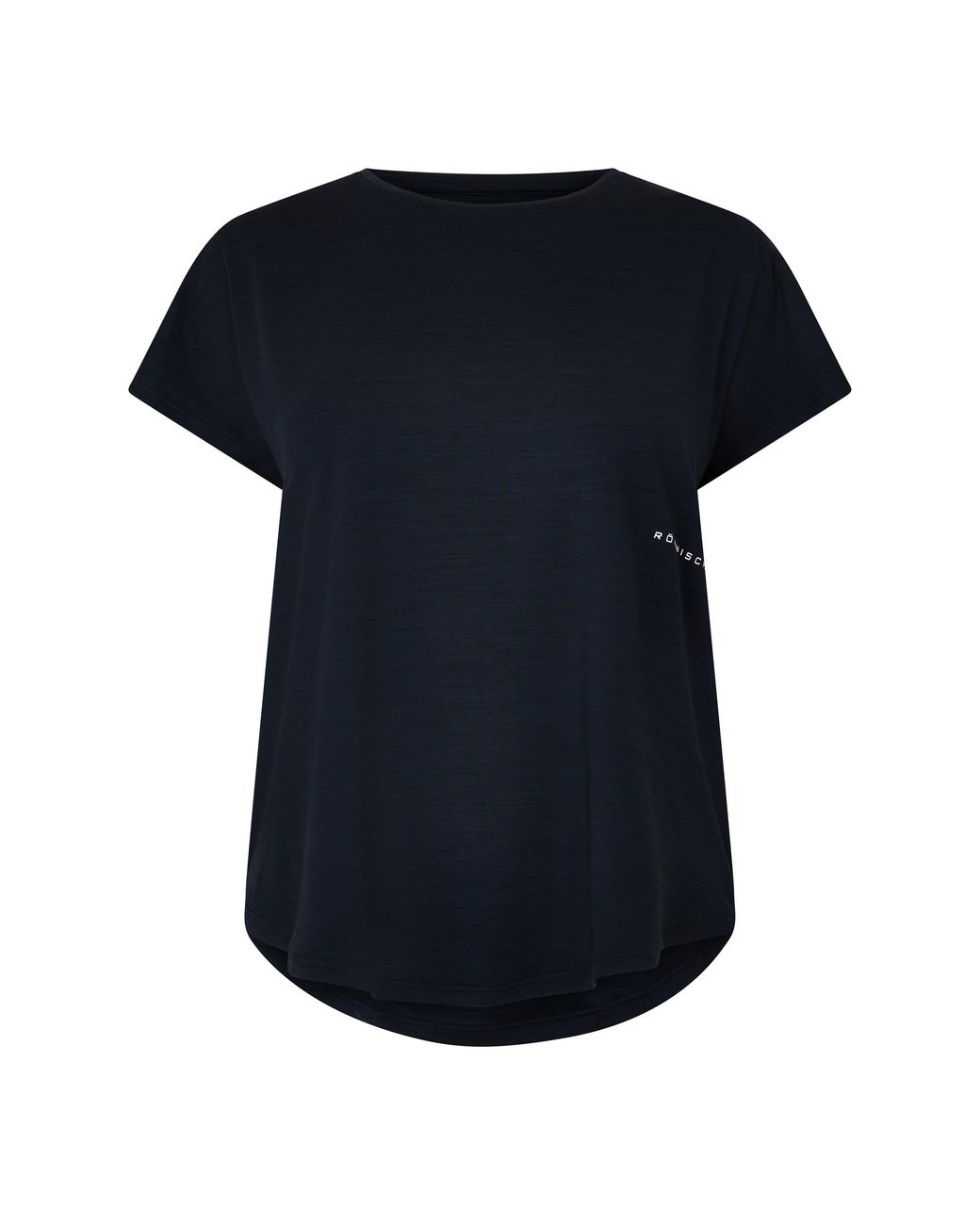 Röhnisch Black Motion Tee Short Sleeve Performance Gym Top
