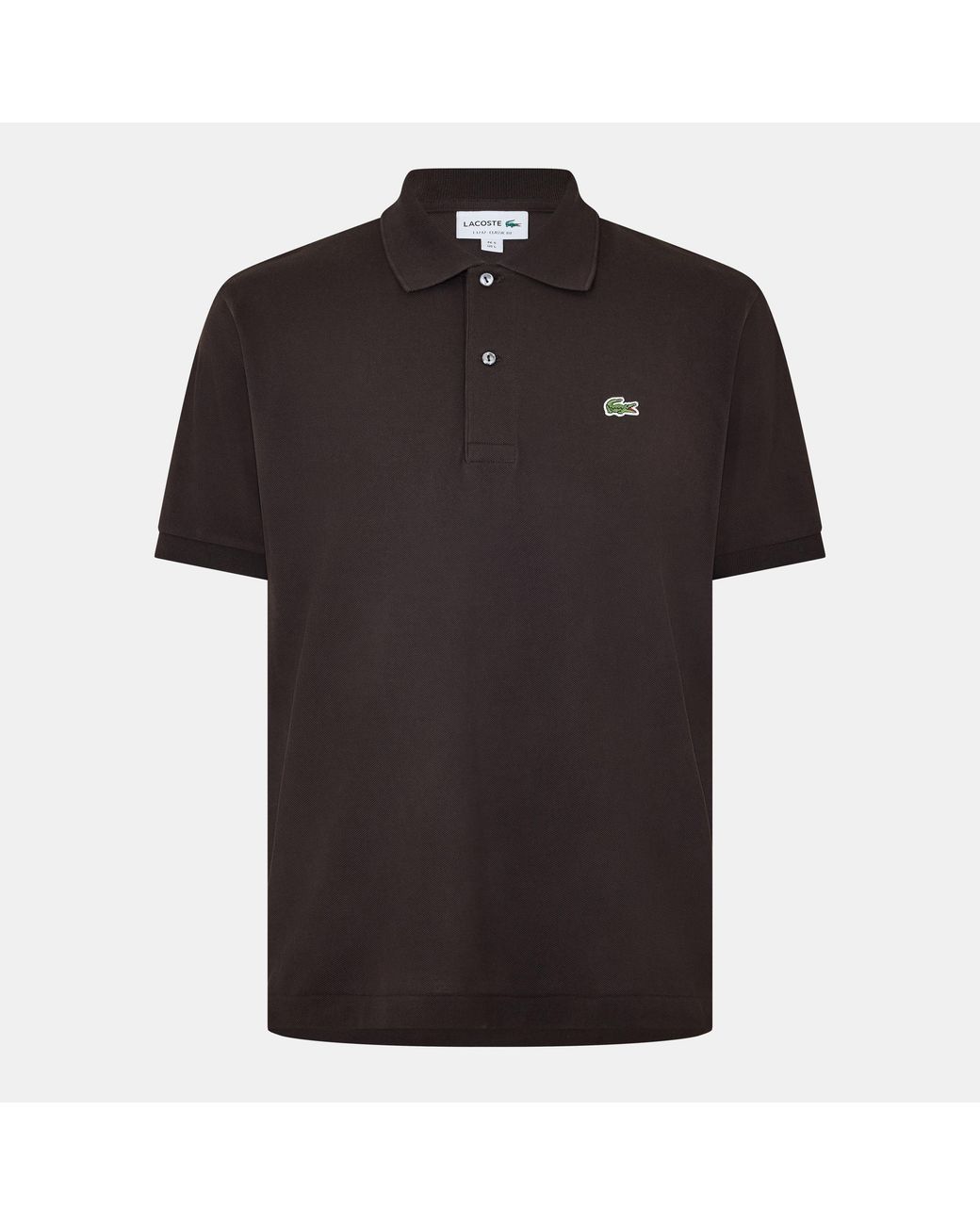 Lacoste Black Classic Short Sleeve Polo Shirt for men