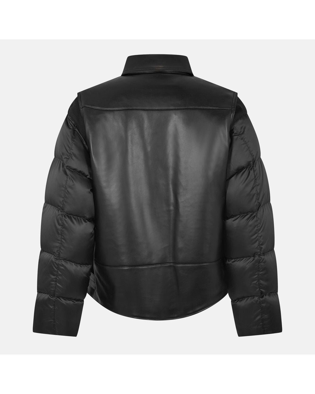 Undercover Black Leather Contemporary Cut Jacket for men