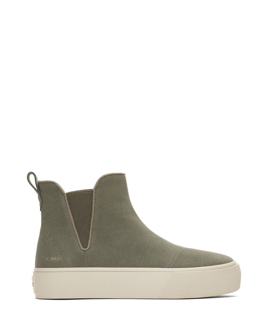 TOMS Green Fenix Platform Ankle Boot