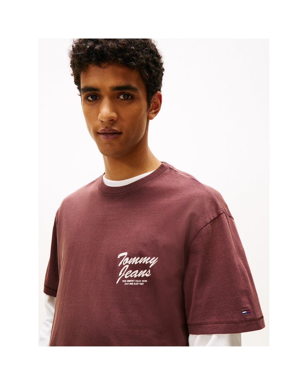 Tommy Hilfiger Purple Tj Novelty T-Shirt for men