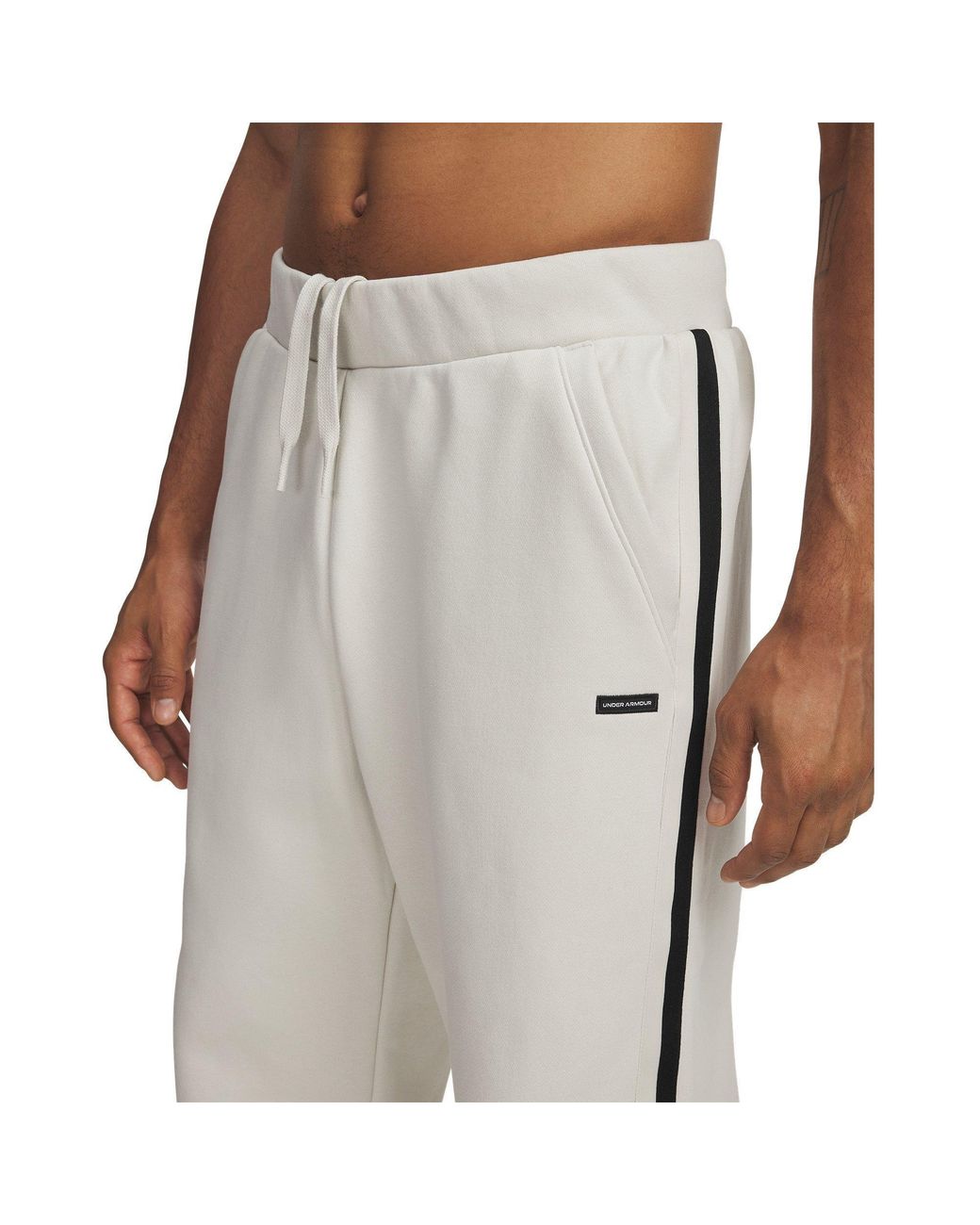 Under Armour Gray Icon Hvy Rib Jog for men