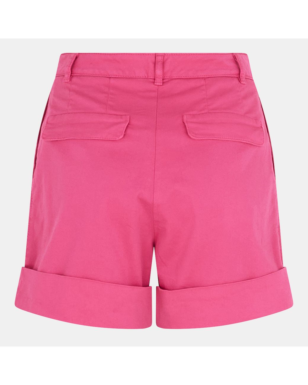 Boss Pink Tasandriad High-Waisted Relaxed Fit Denim Shorts