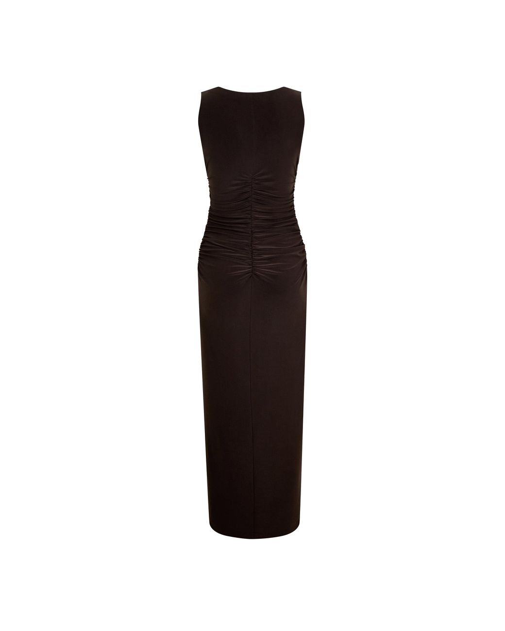 Norma Kamali Black Sleeveless Maxi Dress