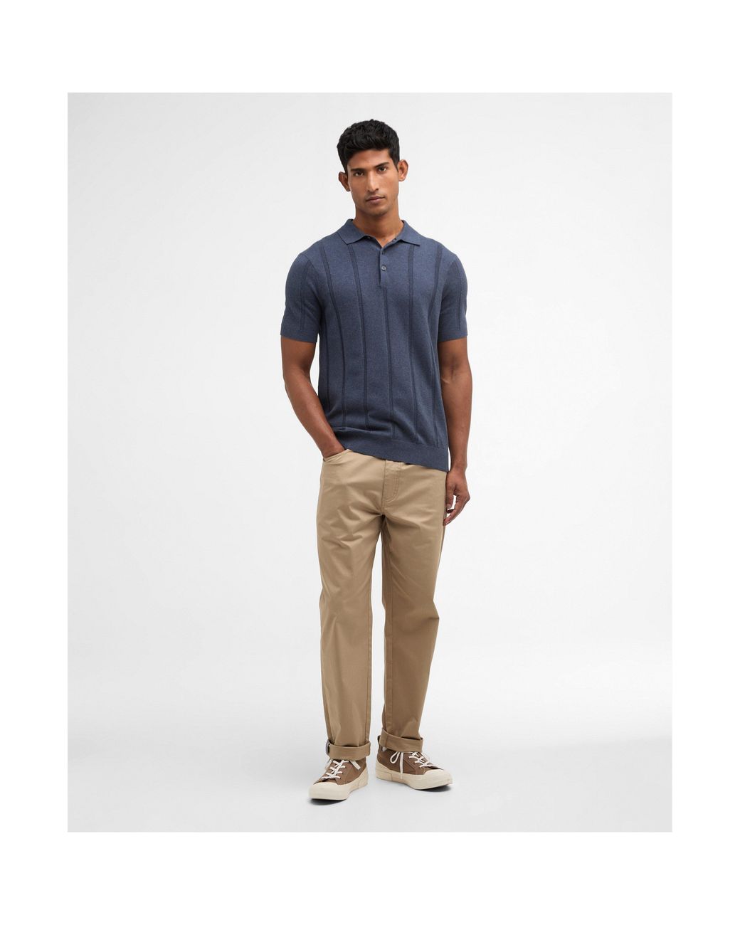 Barbour Blue Wellburn Polo for men