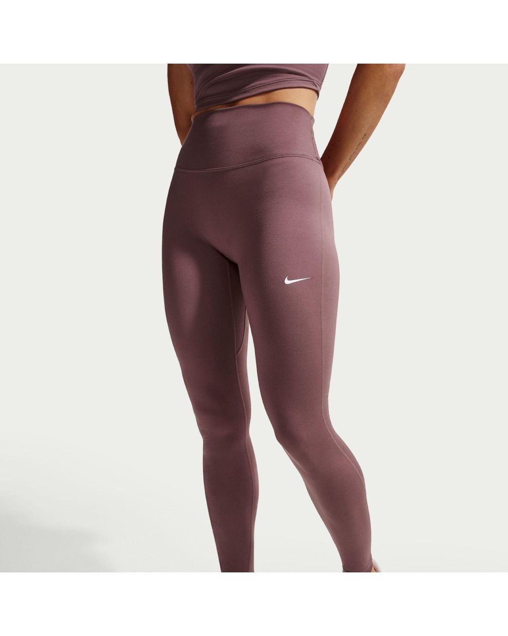 Nike Multicolor One Seamless Front High-Waisted Leggings
