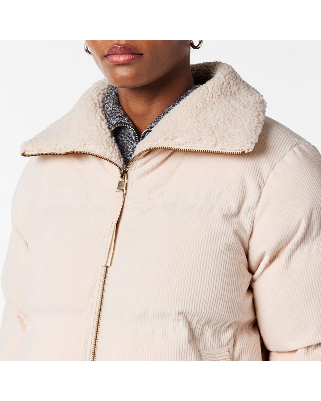Varley Natural Brackley Cord Puffer Jacket